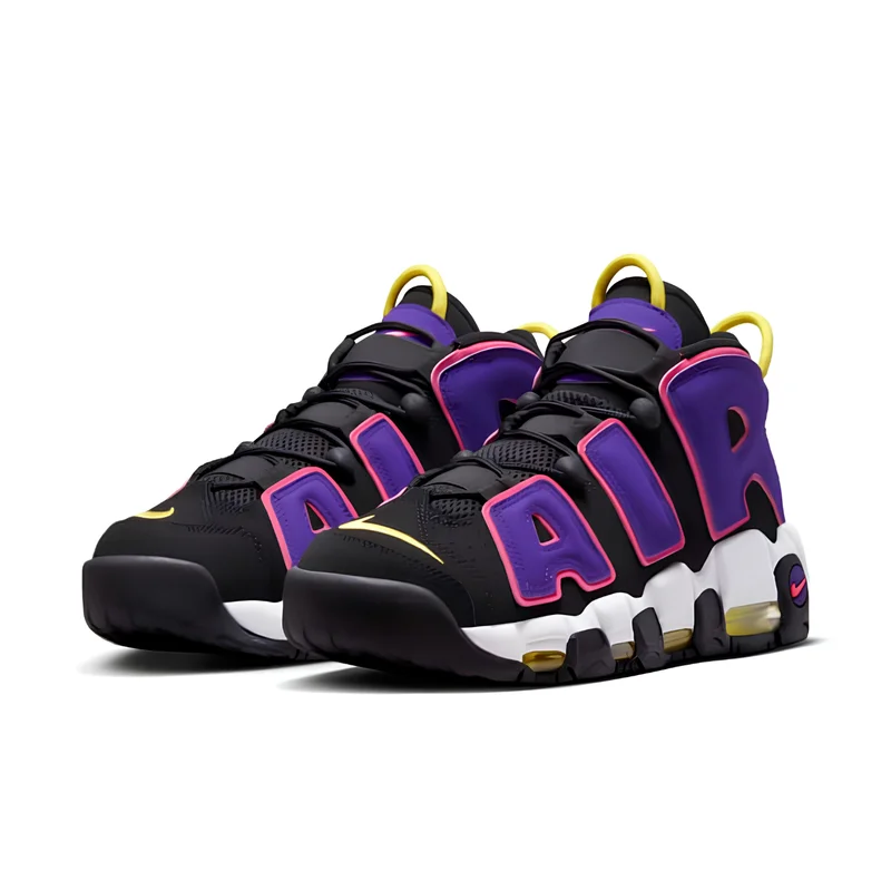 Nike Air More Uptempo 96 Black Court Purple