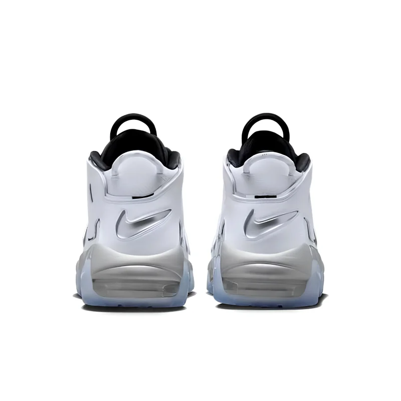 Nike Air More Uptempo White & Chrome