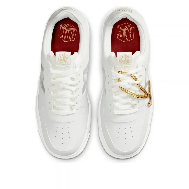 Nike Air Force 1 Pixel 'White Gold Chain'
