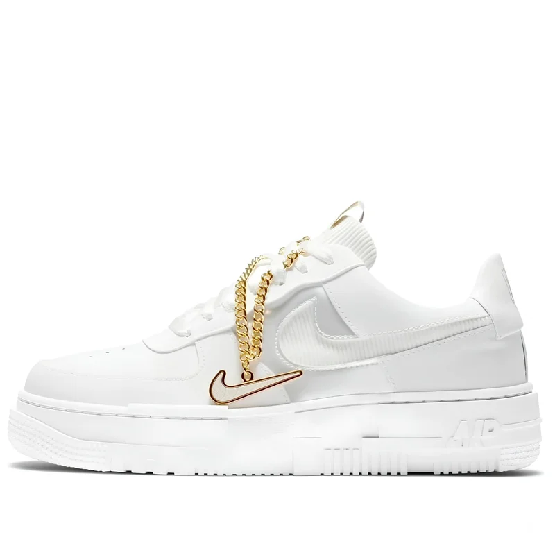 Nike Air Force 1 Pixel 'White Gold Chain'